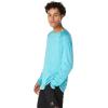 imageSpeedo Mens UV Swim Shirt Basic Easy Long Sleeve Regular FitScuba Blue