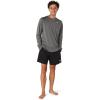 imageSpeedo Mens UV Swim Shirt Basic Easy Long Sleeve Regular FitVolcanic Ash