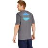 imageSpeedo Mens Uv Swim Shirt Graphic Short Sleeve TeeHexagon Peacoat