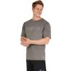imageSpeedo Mens Uv Swim Shirt Graphic Short Sleeve TeeHexalator Anthracite