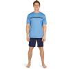 imageSpeedo Mens Uv Swim Shirt Graphic Short Sleeve TeeStripe Palace Blue