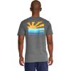 imageSpeedo Mens Uv Swim Shirt Graphic Short Sleeve TeeSunrise Peacoat Eco