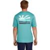 imageSpeedo Mens Uv Swim Shirt Graphic Short Sleeve TeeSunrise Porcelain Eco