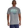 imageSpeedo Mens Uv Swim Shirt Graphic Short Sleeve TeeVan Grey Heather Eco