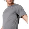 imageSpeedo Mens Uv Swim Shirt Short Sleeve Fitness RashguardBlack Heather