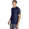 imageSpeedo Mens Uv Swim Shirt Short Sleeve Fitness RashguardLoose Peacoat