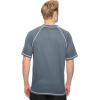 imageSpeedo Mens Uv Swim Shirt Short Sleeve Loose Fit Easy TeeDiscontinuedDeep Steel