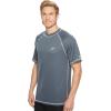imageSpeedo Mens Uv Swim Shirt Short Sleeve Loose Fit Easy TeeDiscontinuedDeep Steel