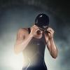 imageSpeedo UnisexAdult Swim Cap Silicone Aqua VSpeedo Black