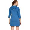 imageSpeedo Womens Hooded Aquatic Fitness Robe and CoverUp with Full Front ZipBright Cobalt