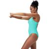 imageSpeedo Womens Short Sleeve ZipHigh Neck Arctic Glass