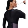 imageSpeedo Womens Short Sleeve ZipLS Zip AnthraciteVintage Fog