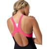 imageSpeedo Womens Short Sleeve ZipZip Raspberry Fill