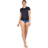 imageSpeedo Womens Solid Short Sleeve RashguardSpeedo Navy