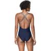 imageSpeedo Womens Swimsuit One Piece Adjustable Crossback Contemporary CutPeacoat