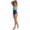 imageSpeedo Womens Swimsuit One Piece Adjustable Crossback Contemporary CutPorcelain
