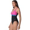 imageSpeedo Womens Swimsuit One Piece Adjustable Crossback Contemporary CutRose Violet