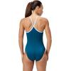 imageSpeedo Womens Swimsuit One Piece Closed Back Thin Strap HydrobraDark Teal