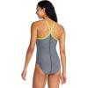 imageSpeedo Womens Swimsuit One Piece Closed Back Thin Strap HydrobraHeather Light Slate