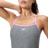 imageSpeedo Womens Swimsuit One Piece Closed Back Thin Strap HydrobraHeather Neon Violet