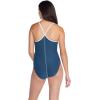 imageSpeedo Womens Swimsuit One Piece Closed Back Thin Strap HydrobraHeather Sevres Blue