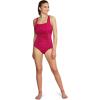 imageSpeedo Womens Swimsuit One Piece Endurance Shirred Tank Moderate CutFestival Fuchsia