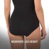 imageSpeedo Womens Swimsuit One Piece Endurance Shirred Tank Moderate CutOcean Depths