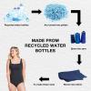 imageSpeedo Womens Swimsuit One Piece Endurance Shirred Tank Moderate CutOcean Depths