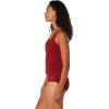 imageSpeedo Womens Swimsuit One Piece Endurance Shirred Tank Moderate CutRhubarb