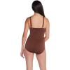 imageSpeedo Womens Swimsuit One Piece Endurance Shirred Tank Moderate CutSimple Brown