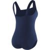 imageSpeedo Womens Swimsuit One Piece Endurance Shirred Tank Moderate CutSpeedo Navy