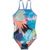imageSpeedo Womens Swimsuit One Piece Endurance X Back PrintedBlackTurquoise