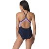imageSpeedo Womens Swimsuit One Piece Quantum Splice Thin Strap High Cut SolidFusion Peacoat