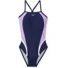 imageSpeedo Womens Swimsuit One Piece Quantum Splice Thin Strap High Cut SolidFusion Peacoat