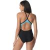imageSpeedo Womens Swimsuit One Piece Quantum Splice Thin Strap High Cut SolidFusion Speedo Black