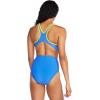 imageSpeedo Womens Swimsuit One Piece Racerback Cut OutJacquard Sevres Blue