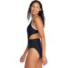imageSpeedo Womens Swimsuit One Piece Racerback Cut OutJacquard Speedo Black