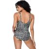 imageSpeedo Womens Swimsuit One Piece Sweetheart Moderate CutFinger Print Speedo Black