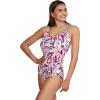 imageSpeedo Womens Swimsuit One Piece Sweetheart Moderate CutWatercolor Festival Fuchsia