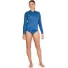 imageSpeedo Womens Uv Cover Up Long Sleeve Hoodie JacketBright Cobalt