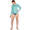 imageSpeedo Womens Uv Swim Shirt Long Sleeve RashguardHeather Porcelain