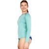 imageSpeedo Womens Uv Swim Shirt Long Sleeve RashguardHeather Porcelain