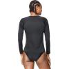 imageSpeedo Womens Uv Swim Shirt Long Sleeve RashguardNew Speedo Black