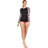 imageSpeedo Womens Uv Swim Shirt Long Sleeve RashguardPrism Rose Violet