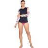 imageSpeedo Womens Uv Swim Shirt Long Sleeve RashguardTexture Tropical