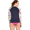 imageSpeedo Womens Uv Swim Shirt Long Sleeve RashguardTexture Tropical