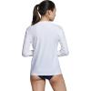 imageSpeedo Womens Uv Swim Shirt Long Sleeve RashguardWhite Logo