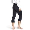 imageSpeedo Womens Yoga Pants Capri LengthNew Speedo Black