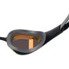 imageSpeedo unisexadult Swim Goggles Mirrored Fastskin Pure FocusBlackCool GreyRuby