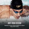 imageSpeedo unisexadult Swim Goggles Mirrored Fastskin Pure FocusBlueGoldGrey